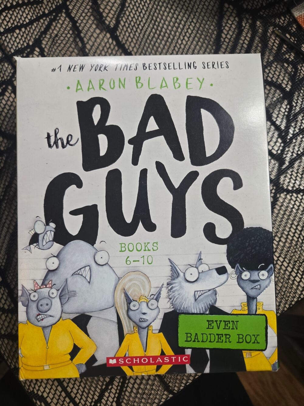 The Bad Guys Even Badder Box Set Books 6-10 Aaron Blabey 5 Book Set Scholastic